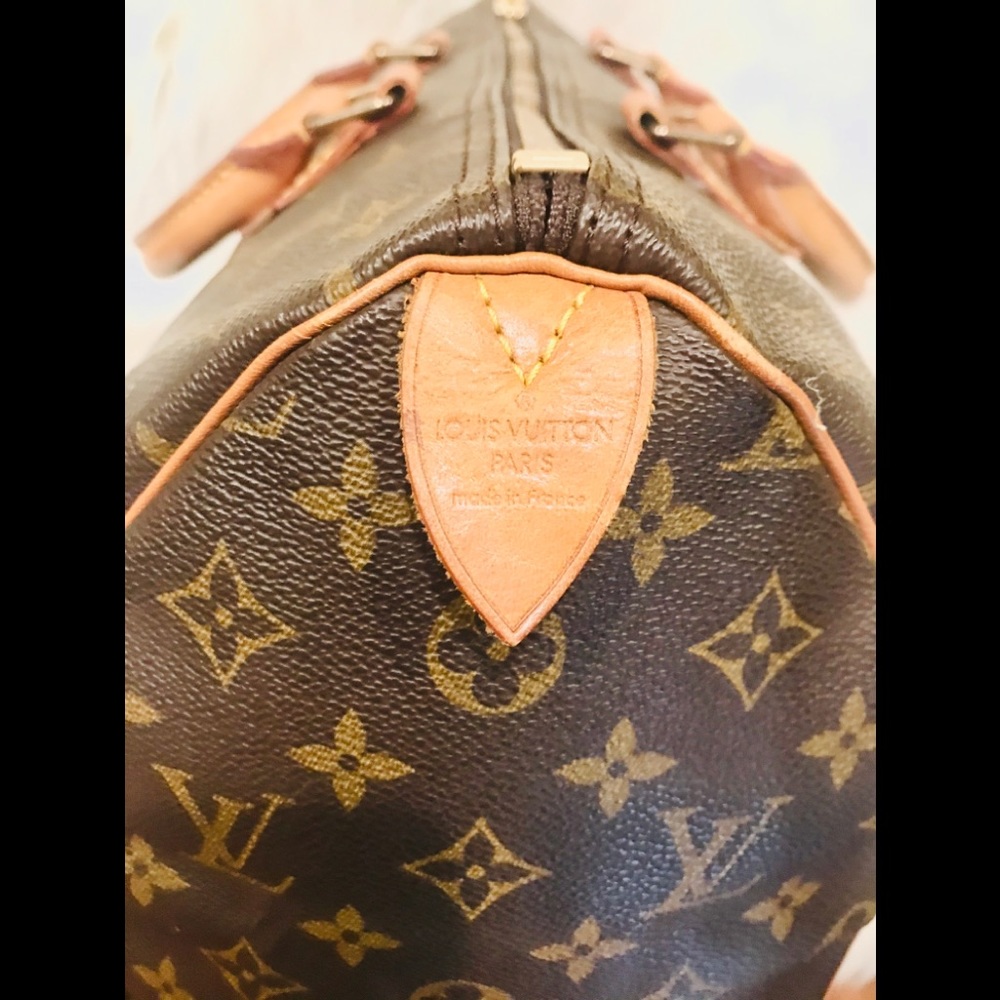 Authentic Louis Vuitton Speedy 35 #6.3ajg - Picture 6 of 12